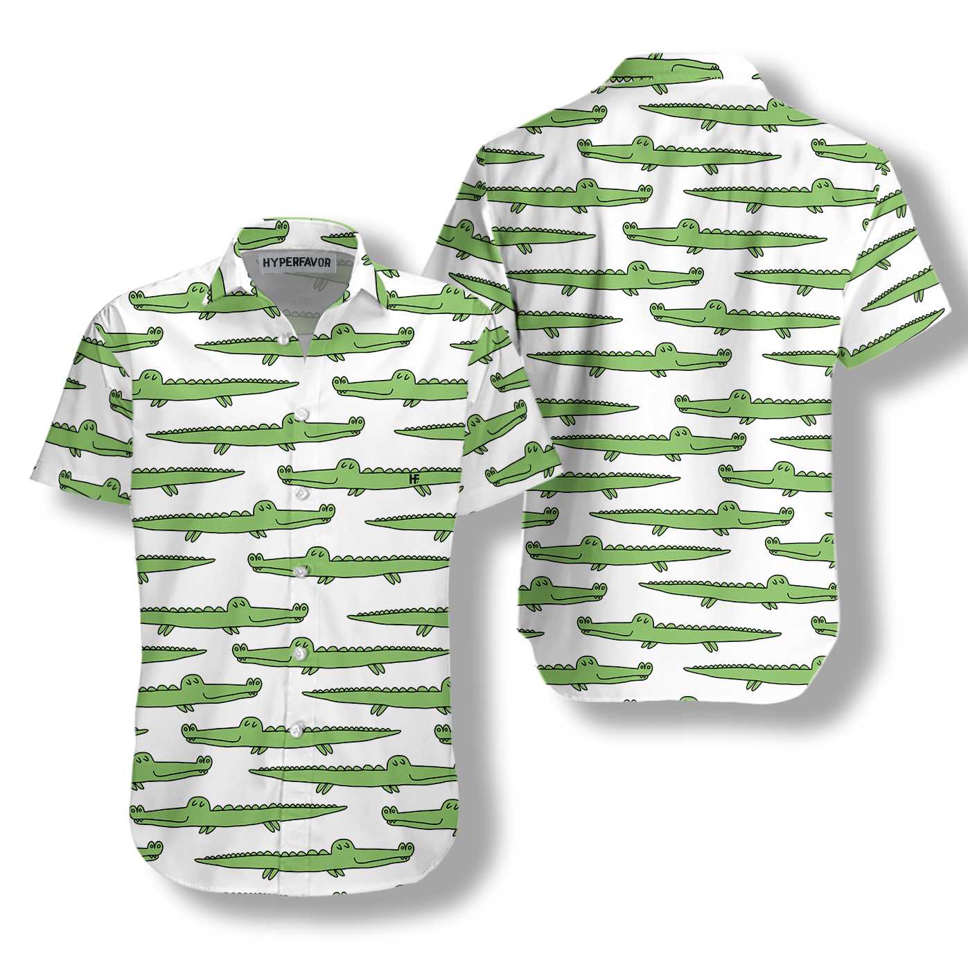 Alligator Seamless Pattern Shirt For Men Hawaiian Shirt 1.jpg