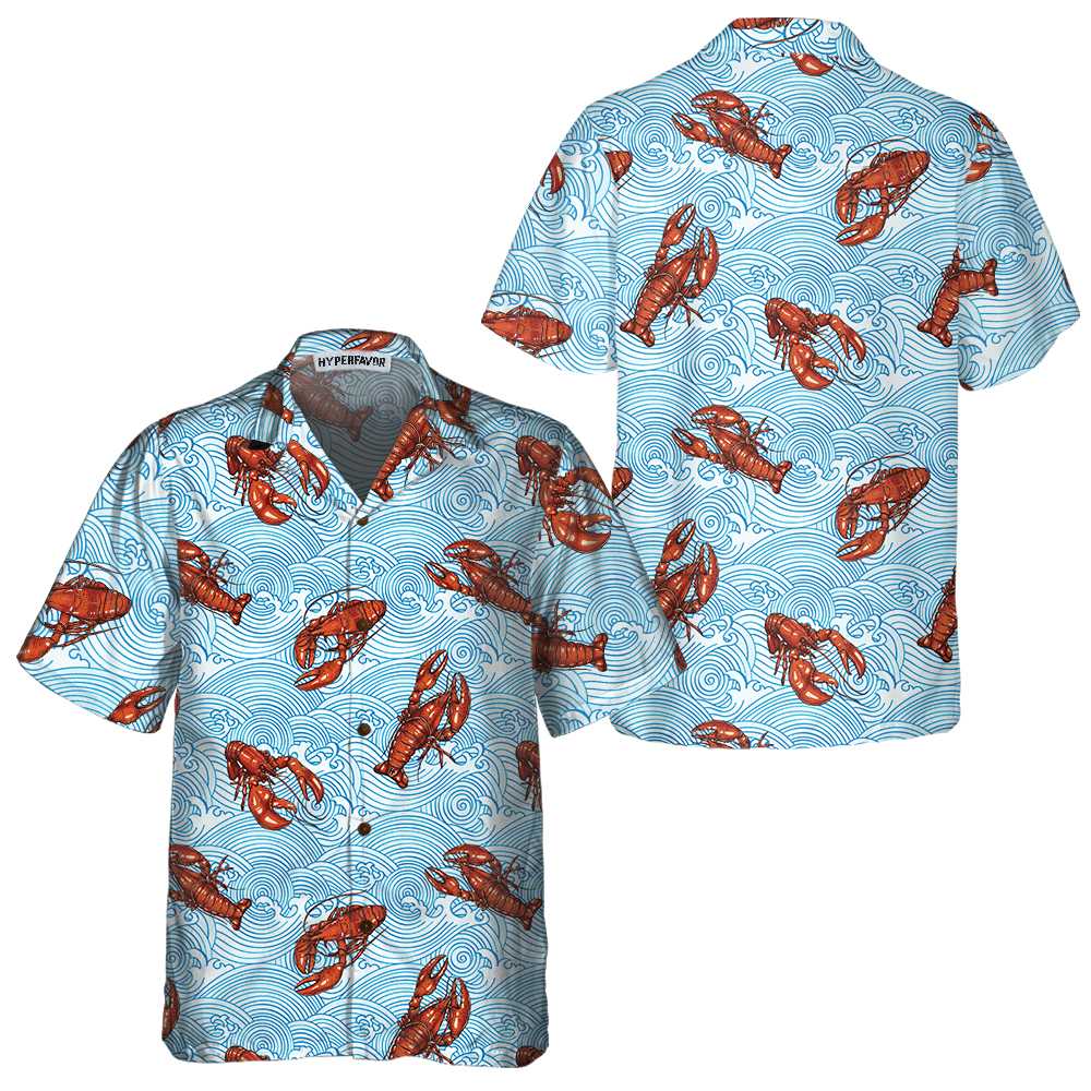 Aloha Lobster Hawaiian Shirt Unique Lobster Shirt Lobster Print Shirt For Adult 1.jpg