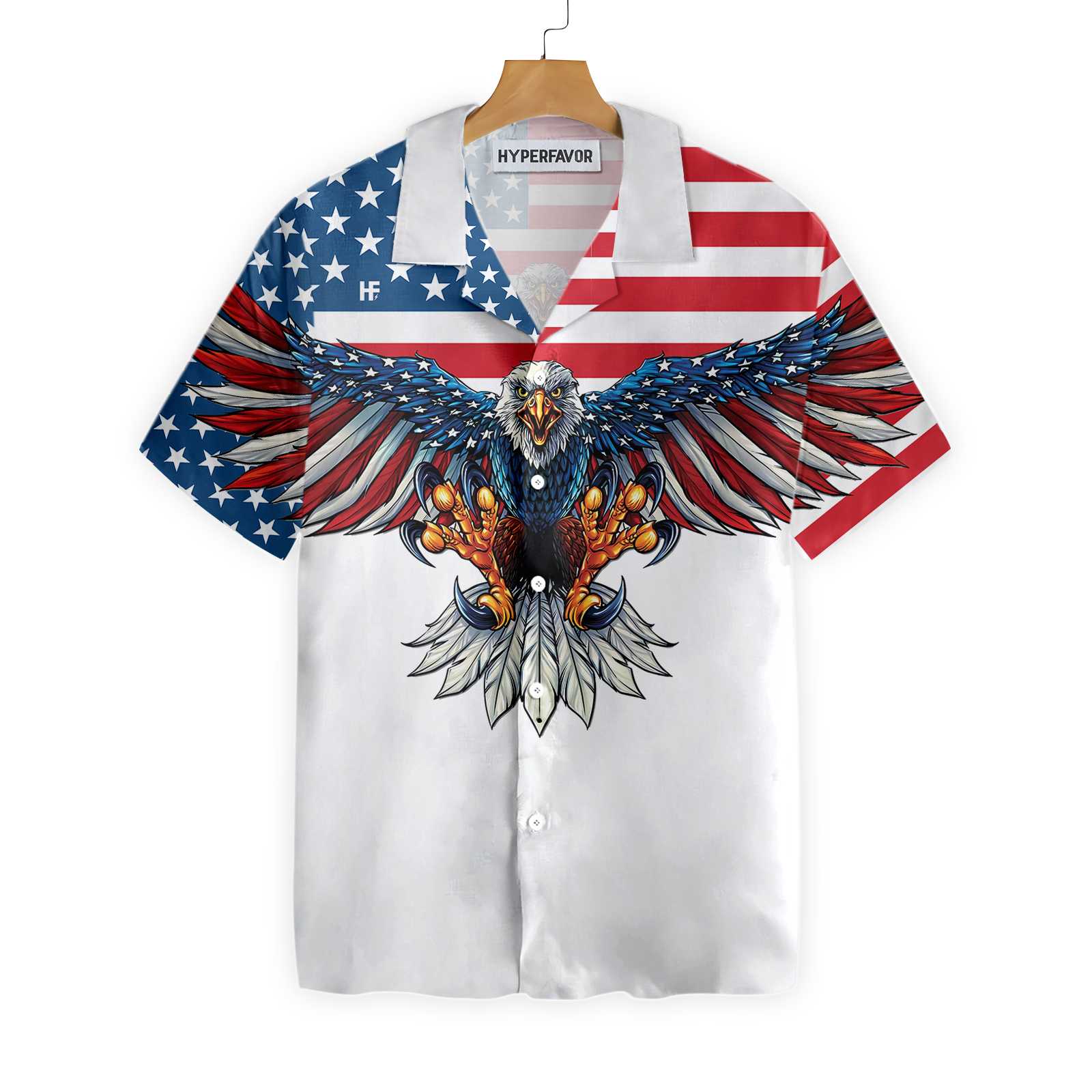 American Eagle Stay Strong Shirt For Men Hawaiian Shirt 3.jpg