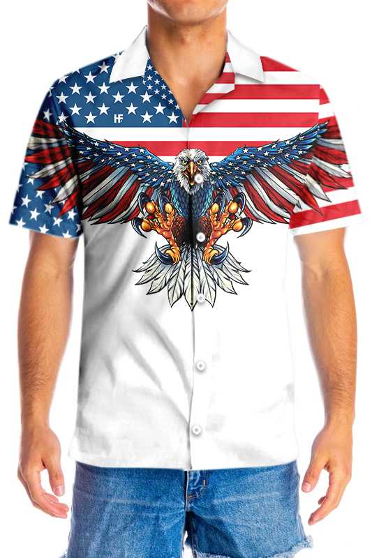 American Eagle Stay Strong Shirt For Men Hawaiian Shirt 4.jpg