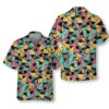 Angry Shark Seamless Pattern Hawaiian Shirt Shark Shirt Button Up For Adults Shark Print Shirt 1.jpg
