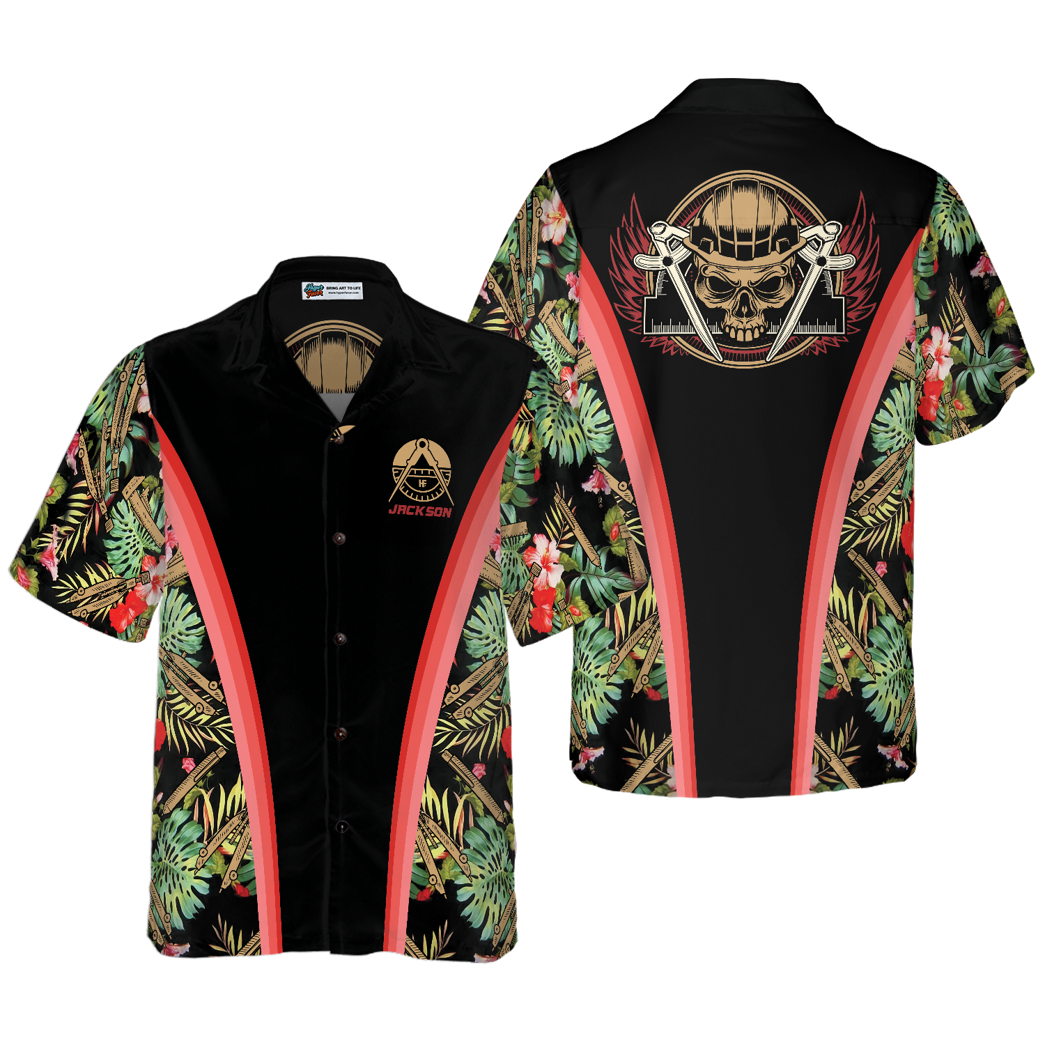 Architect Tropical Custom Hawaiian Shirt 1.png
