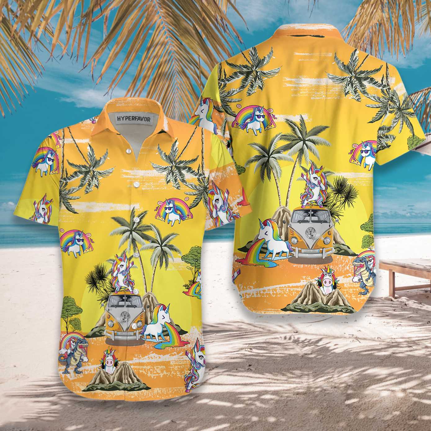 Baby Unicorn Summer Time Unicorn Hawaiian Shirt Stylish Unicorn Shirts for Men And Women 1.jpg
