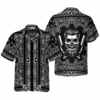 Barber Bandana Style White Hawaiian Shirt 1.png