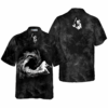 Baseball Player On Smoke Background Hawaiian Shirt 1.png