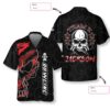 Bowling Skull Team Red Camouflage Custom Hawaiian Shirt Personalized Bowling Shirt For Men Women 1.jpg