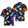 Bowling Space Color Hawaiian Shirt 1.png