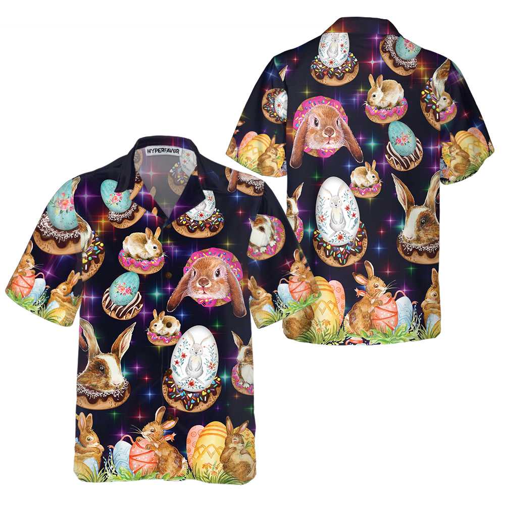 Bunnies In Galaxy Hawaiian Shirt Easter Bunny Shirt Funny Easter Shirt Easter Gift Idea 1.jpg