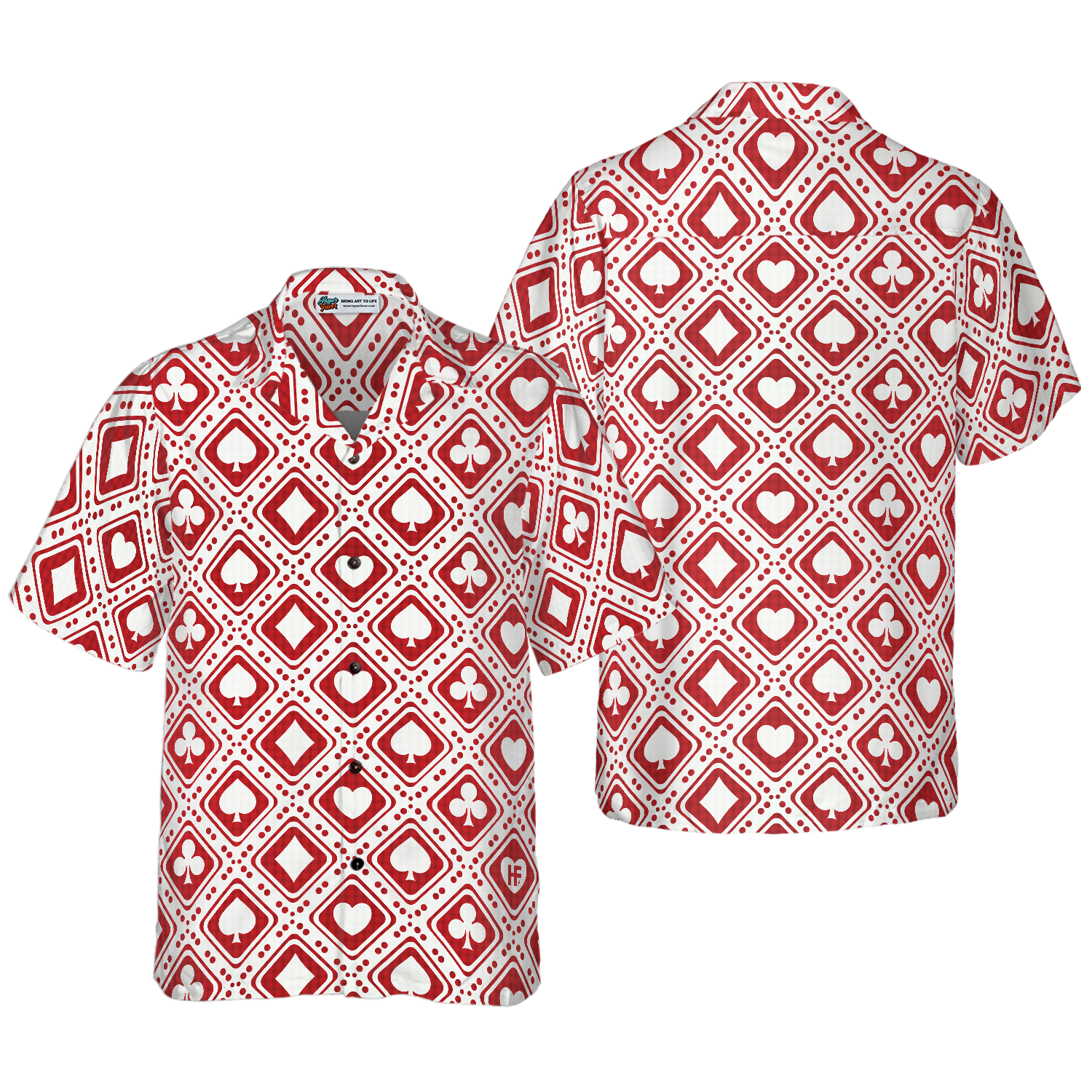 Casino Red Pattern Hawaiian Shirt 1.png