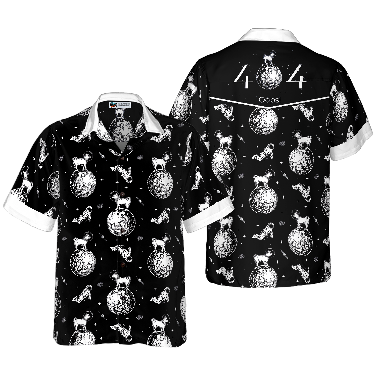 Chihuahua In Space Shirt For Men Hawaiian Shirt 1.png