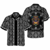 Colorful Monkey With Gothic Pattern Shirt For Men Hawaiian Shirt 1.png