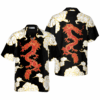 Cool Chinese Dragon Black Red Cloud Hawaiian Shirt 1.png