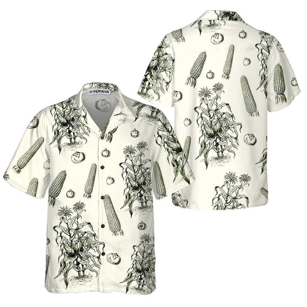 Corn Harvest Corn Hawaiian Shirt Vintage Corn Shirt Short Sleeve Best Corn Gift For Men And Women 1.jpg
