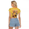 Agatsuma Zenitsu V2 Demon Slayer Raglan Cropped T Shirt Anime 2