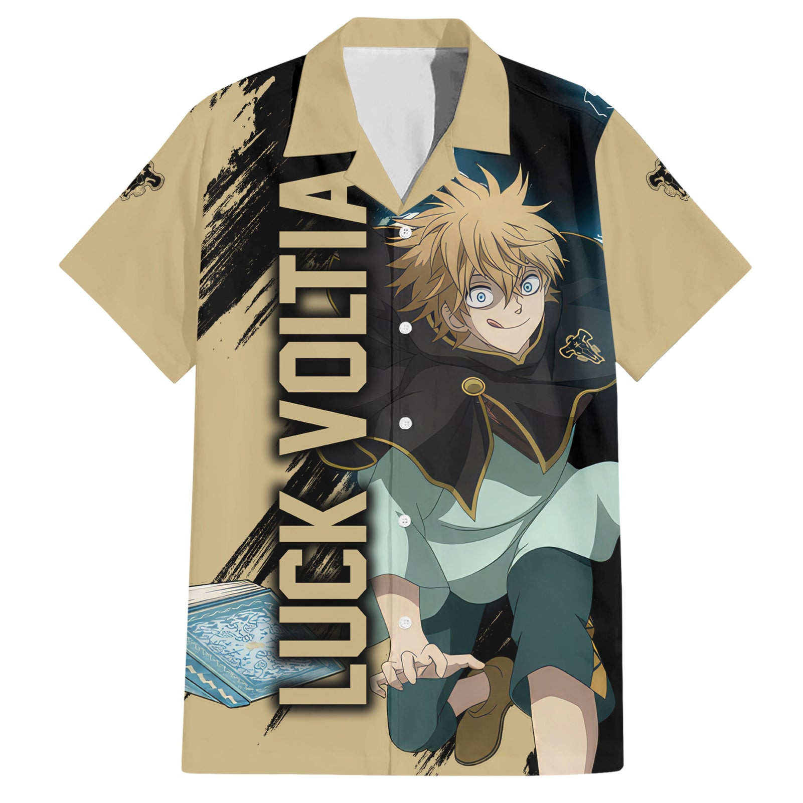 Black Bull Luck Voltia Hawaiian Shirt Black Clover Anime 1.jpg