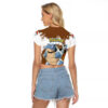 Blastoise Pokemon Raglan Cropped T Shirt Anime 2