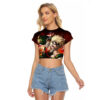 Blazing Bakugo My Hero Academia Raglan Cropped T Shirt Anime 1