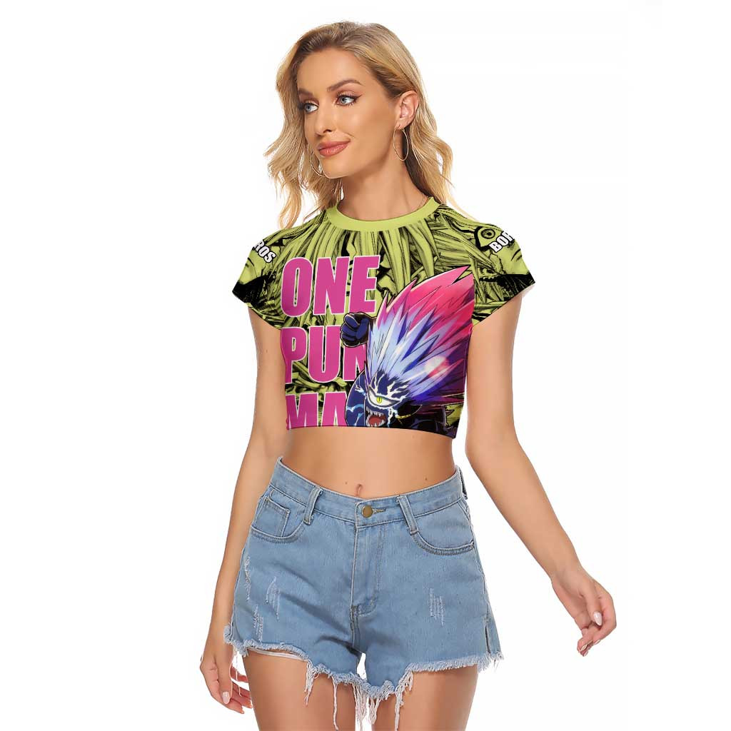 Boros One Punch Man Raglan Cropped T Shirt Anime 1