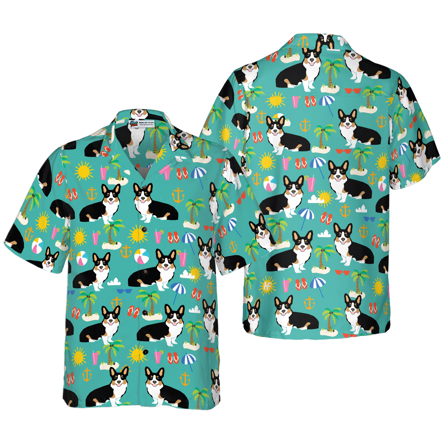 Corgi On The Beach Hawaiian Shirt 1.png