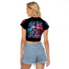 Couple Skull Raglan Cropped T Shirt Dont Try To Figure Me Out Im Special 1