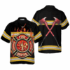 Courage And Honor Fire Dept Badge Firefighter Hawaiian Shirt Uniform And Cross Axes Firefighter Shirt For Men 1.png