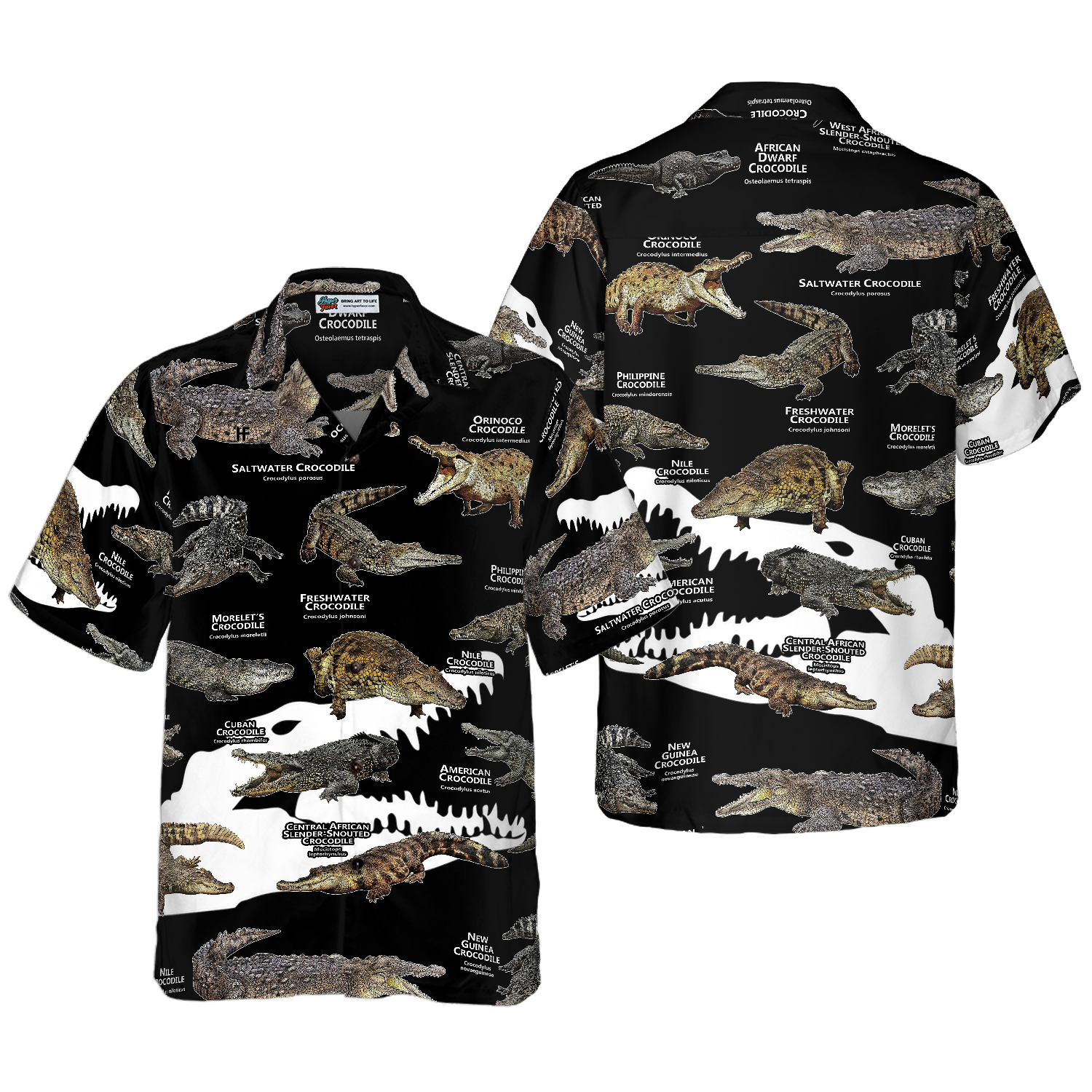 Crocodiles Of The World Shirt For Men Hawaiian Shirt 1.png