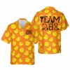 Cute Duck Orange Pattern Hawaiian Shirt 1.jpg