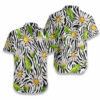 Daisy Zebra Watercolor Painting Art Hawaiian Shirt 1.jpg