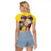 David Martinez Cyberpunk Edgerunners Raglan Cropped T Shirt Anime 2