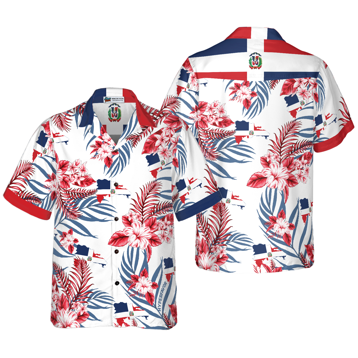 Dominican Proud Hawaiian Shirt 1.png