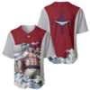 Edward Newgate One Piece Baseball Jersey Anime Mix Japan Pattern 1