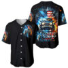 Fire Jeep Baseball Jersey American Jeep Life 1