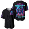 Flame Skull Baseball Jersey Did I Piss You Off That Great At Least Im Doing Something Right 1