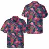 Flamingo With Palm Leaves Hawaiian Shirt 1.jpg
