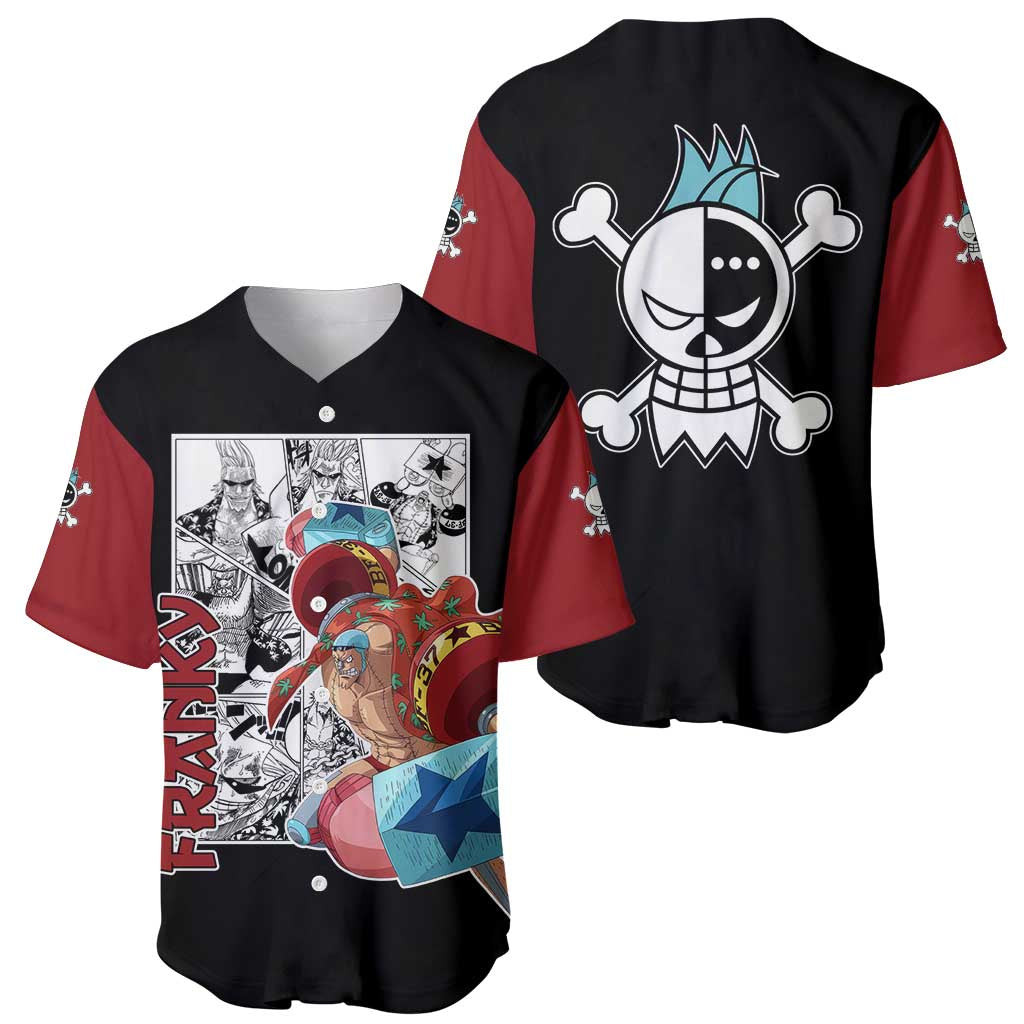 Franky One Piece Baseball Jersey Anime Mix Manga 1