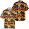 Funny Pumpkins Ghost Boo Halloween Abstract Seamless Pattern Hawaiian Shirt 1.jpg
