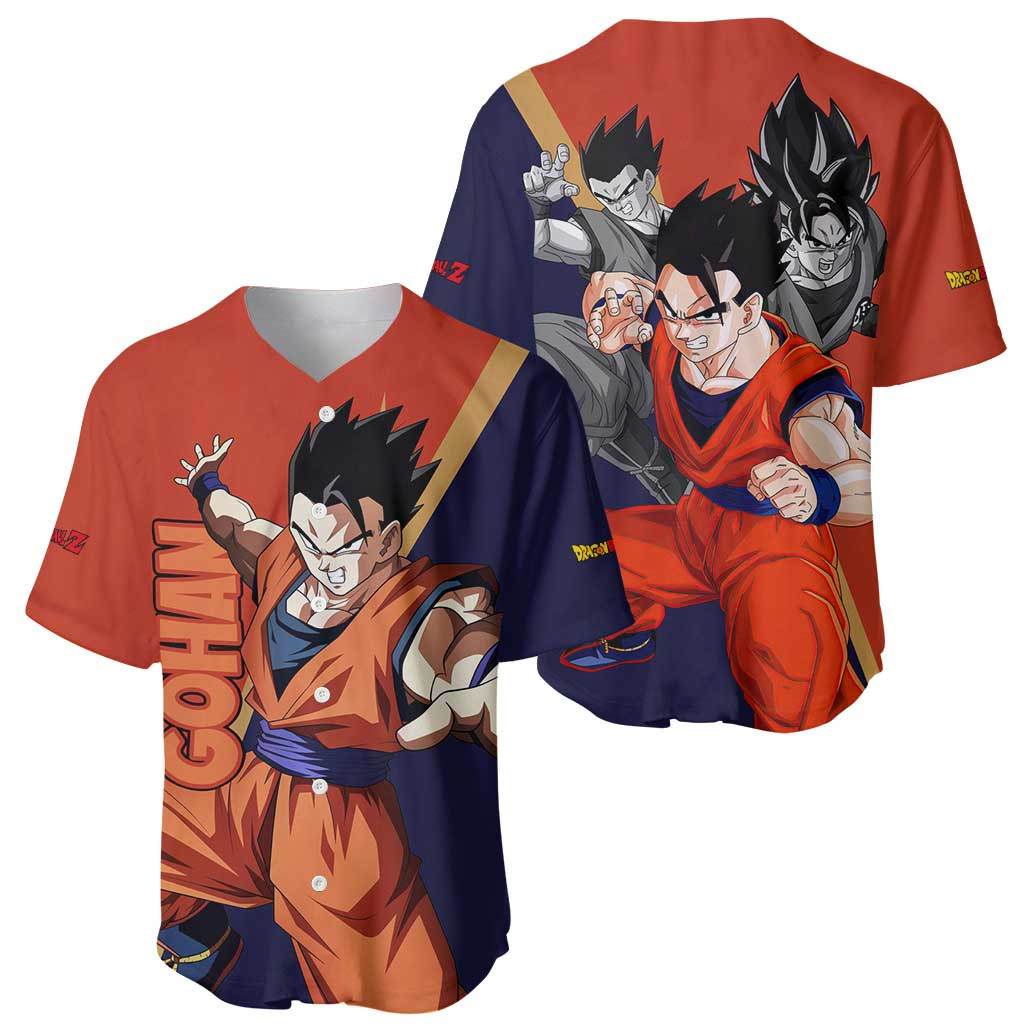 Gohan Dragon Ball Baseball Jersey Anime 1