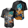 Goku Blue Dragon Ball Baseball Jersey Anime 1