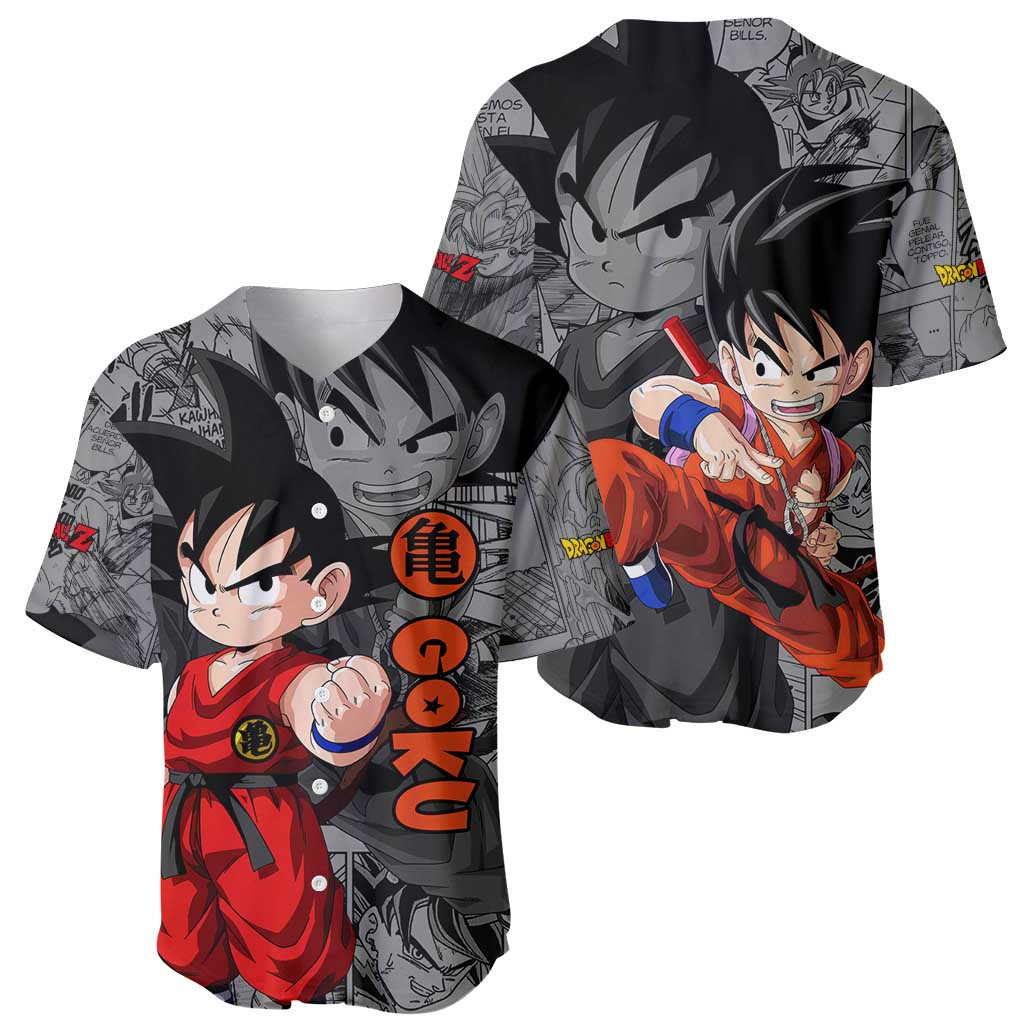 Goku Kid Dragon Ball Baseball Jersey Anime Mix Manga 1