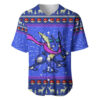 Greninja Pokemon Baseball Jersey Anime Pixel Christma Pattern 2