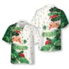 Hi Santa Behind Christmas Tree Christmas Hawaiian Shirt Cute Santa Claus Hawaiian Shirt 1.jpg