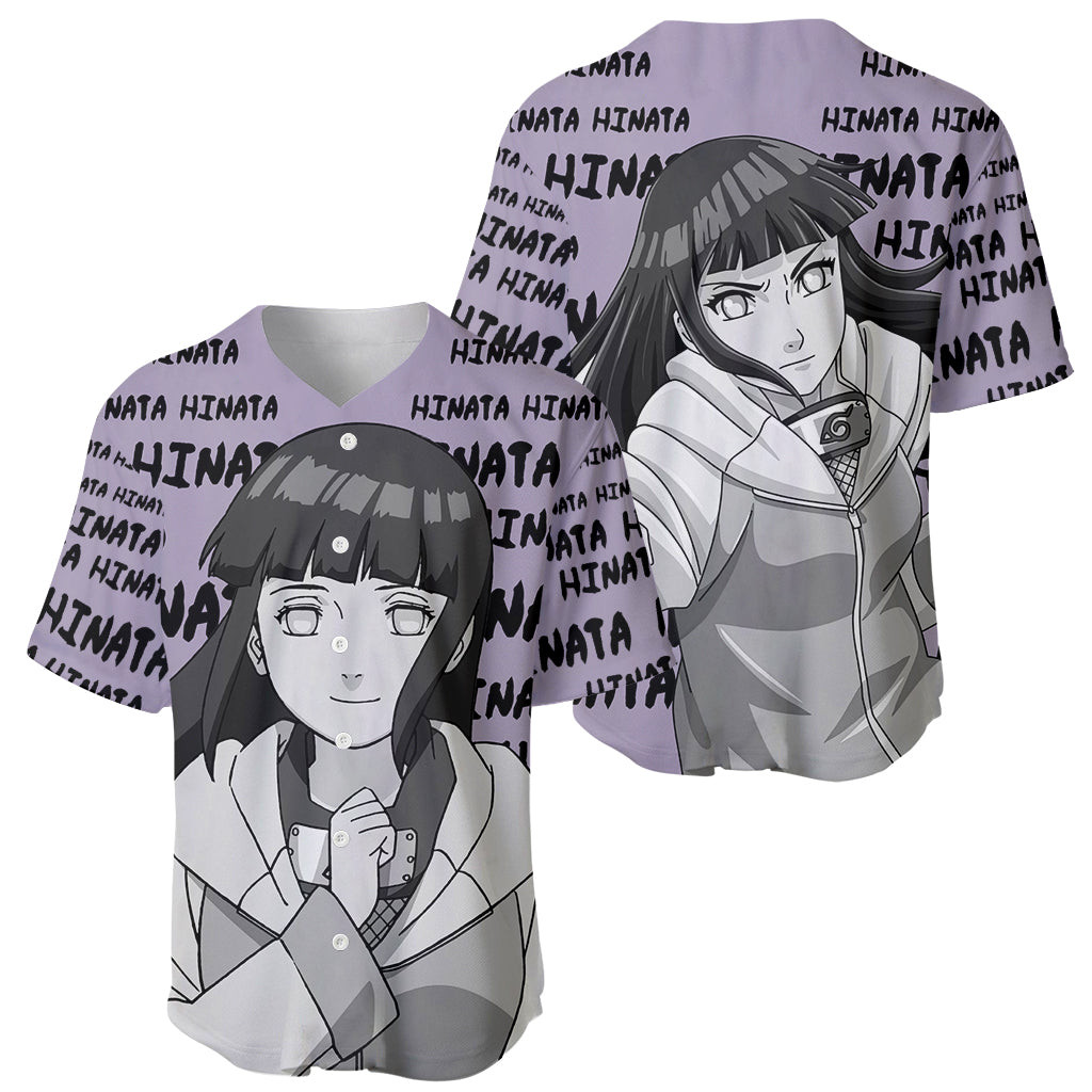 Hinata Hyuga Style Manga Baseball Jersey 1