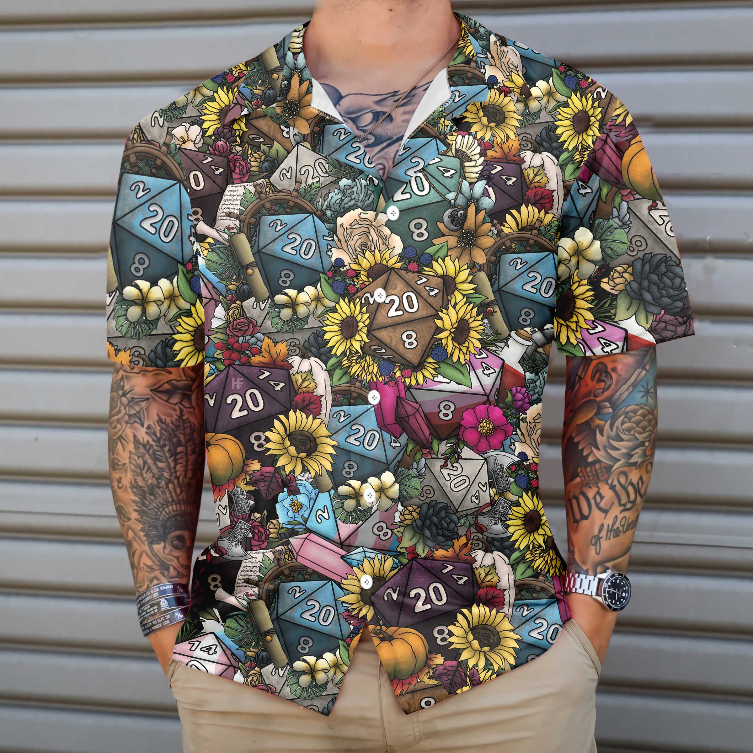Hippie Dice Love Flowers Hawaiian Shirt Unique Hippie Shirt Best Hippie Gift Idea 2.jpg