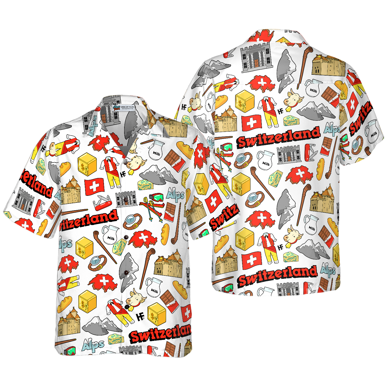 I Love Switzerland Doodle Hawaiian Shirt 1.png
