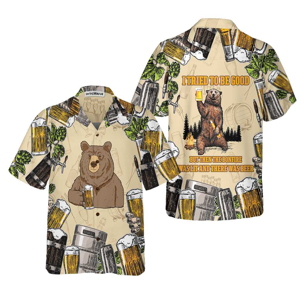 I Tried To Be Good Beer Camping Hawaiian Shirt Funny Beer Shirt For Camping Best Gift For Beer Lover 1.jpg
