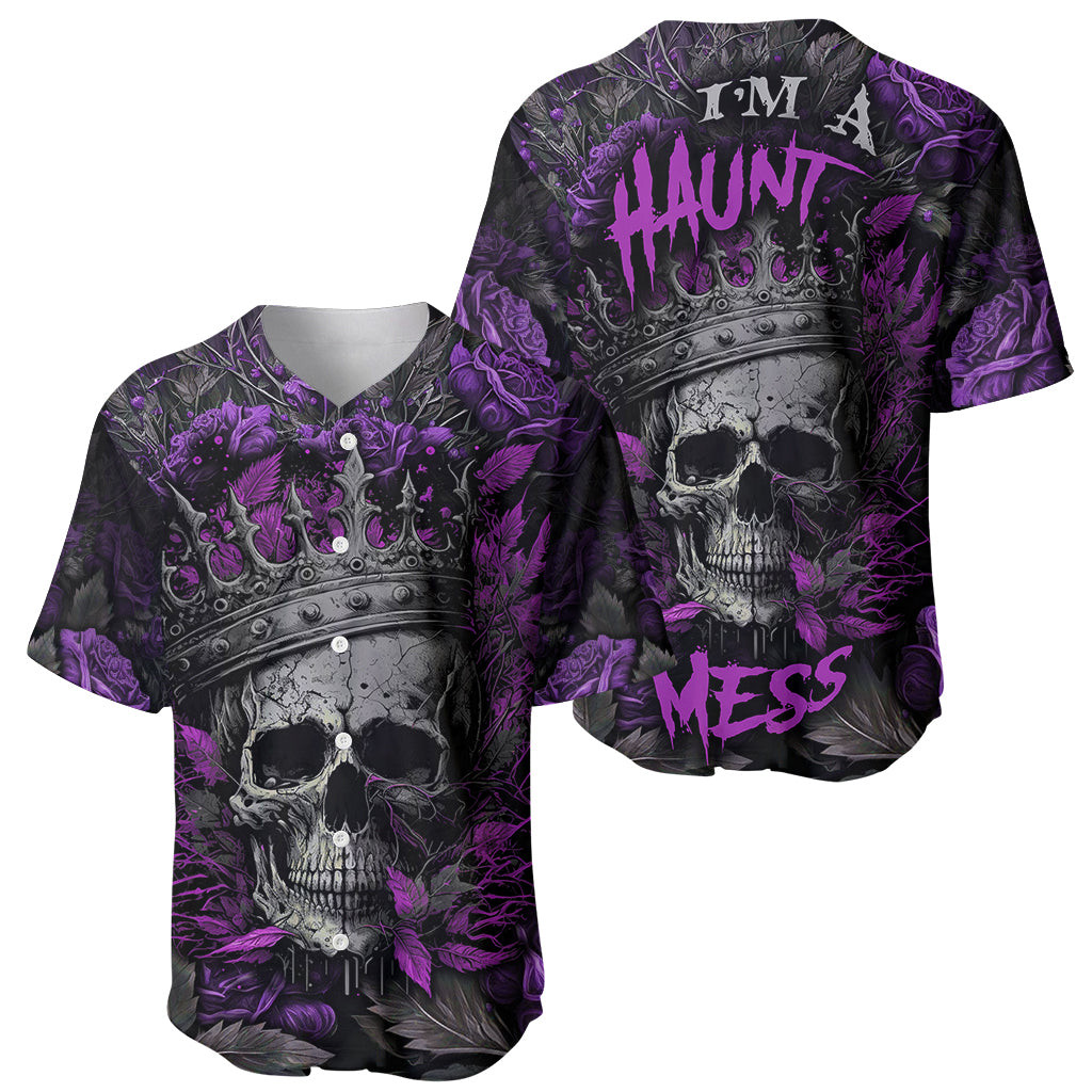 I am a Haunt Mess Baseball Jersey 1