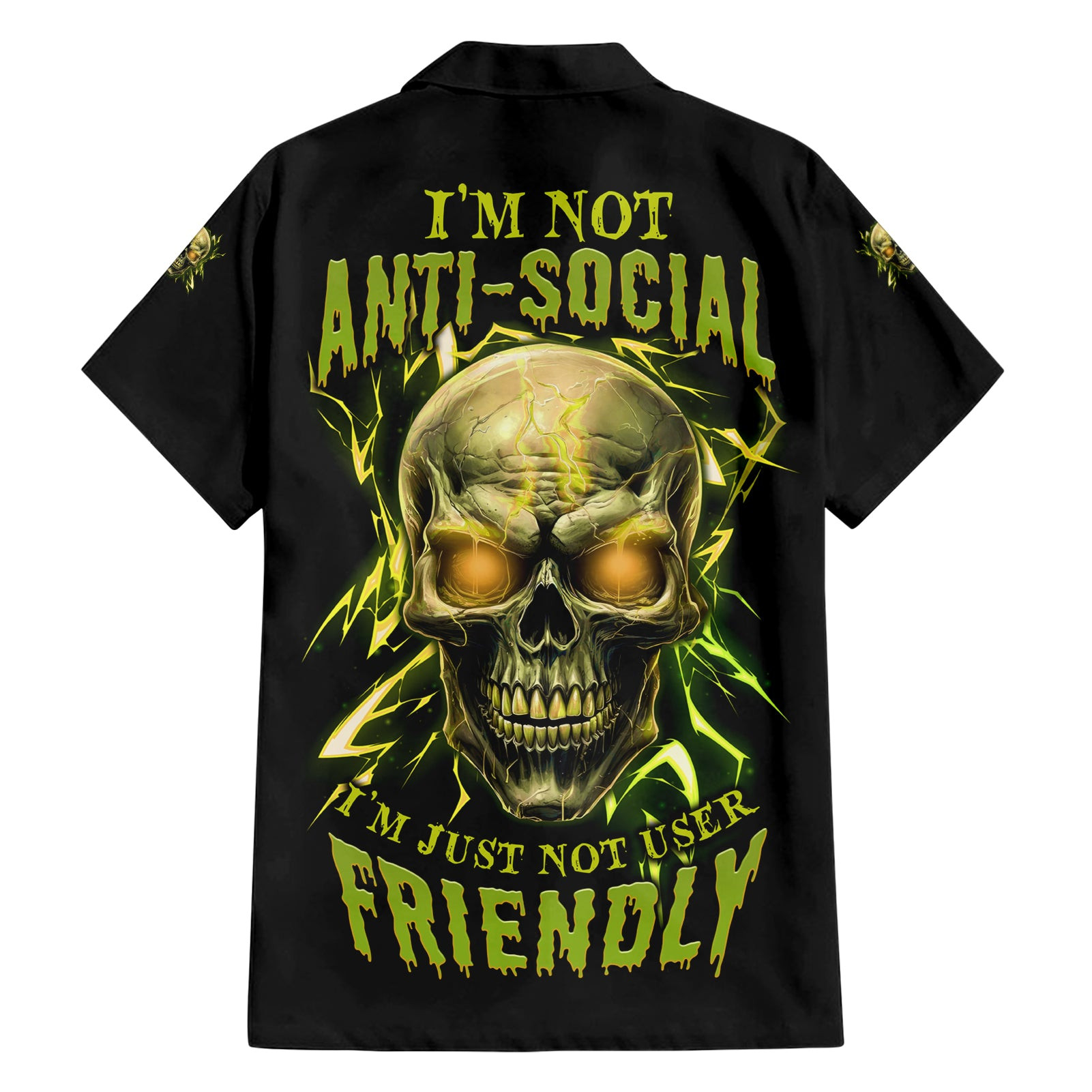 Im Not Anti social Mad Skull Hawaiian Shirt 1.jpg