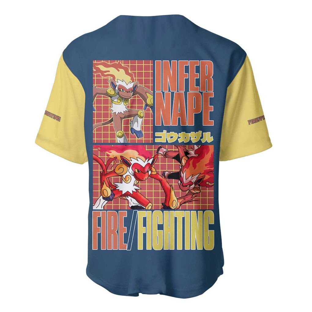 Infernape Poke Baseball Jersey Anime 3