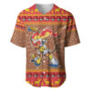 Infernape Pokemon Baseball Jersey Anime Pixel Christma Pattern 2