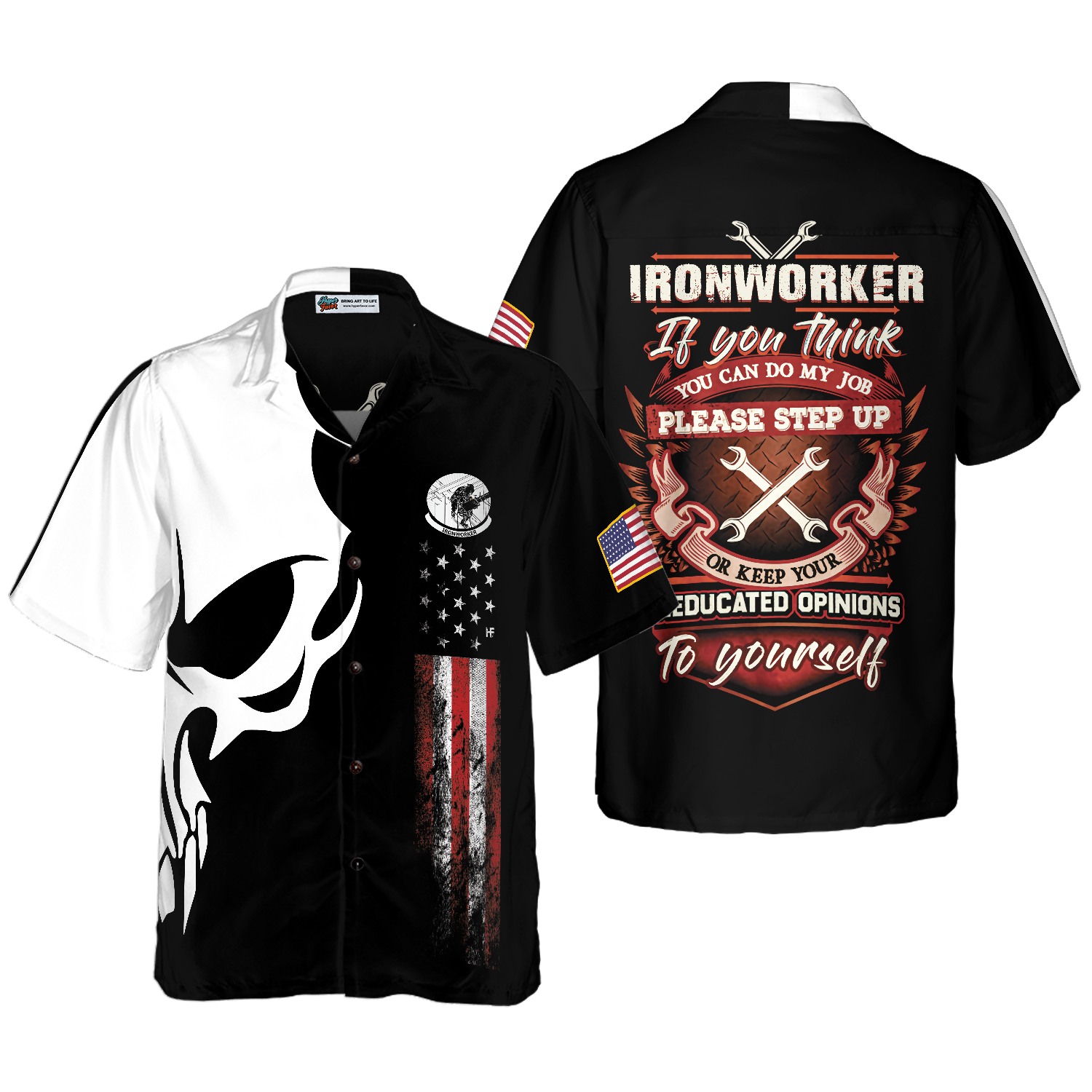 Ironworker Proud Skull Hawaiian Shirt 1.png